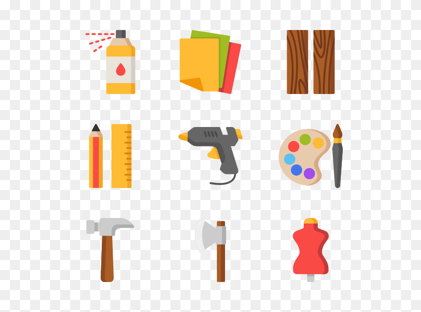 600x564 Craft Art Icon Packs - Craft PNG