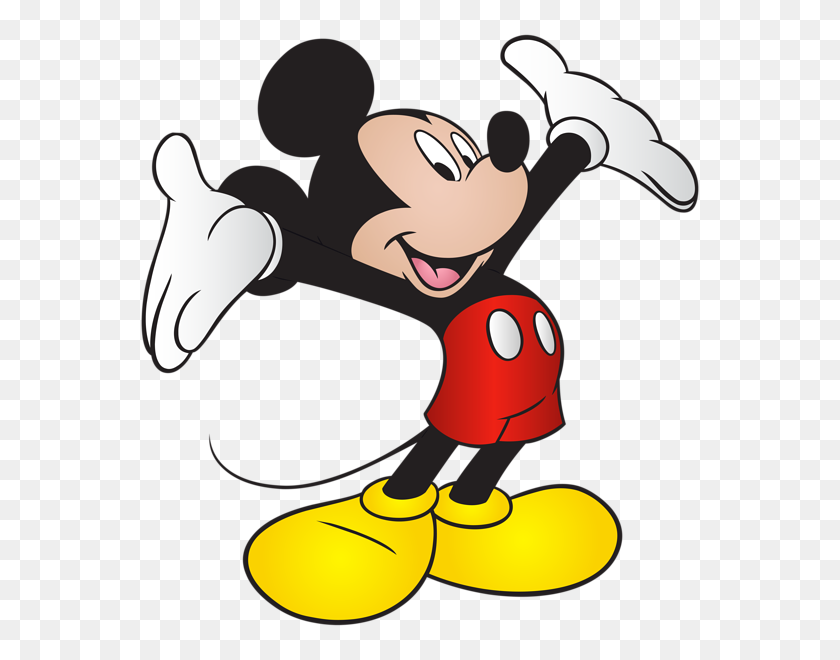 566x600 Craft Disney, Mickey Mouse - Mouse Clipart Transparent