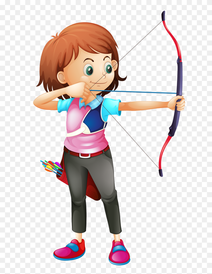667x1024 Craft Ideas Archery, Clip Art And Sports - Archery Clipart