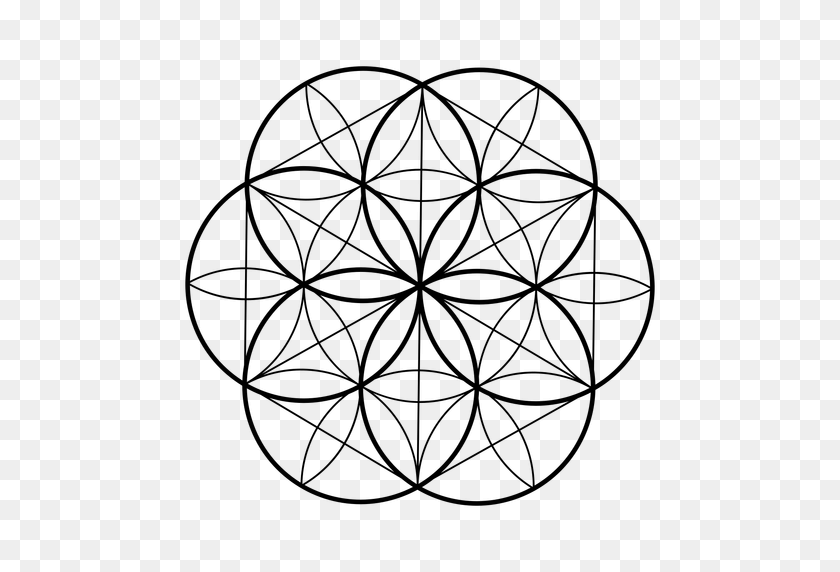 512x512 Craft Ideas, Design Learning - Flower Of Life PNG