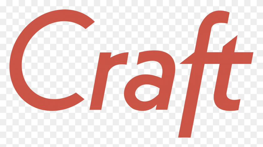 2400x1260 Craft Logo Png Transparent Vector - Craft PNG