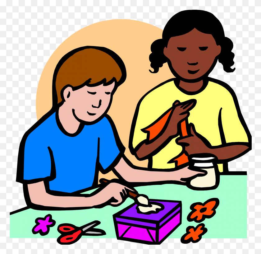 1600x1551 Crafts Group Cliparts - Group Of Boys Clipart