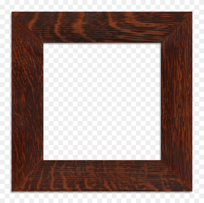 1000x1000 Craftsman Oak Park Frame - Wooden Picture Frame PNG