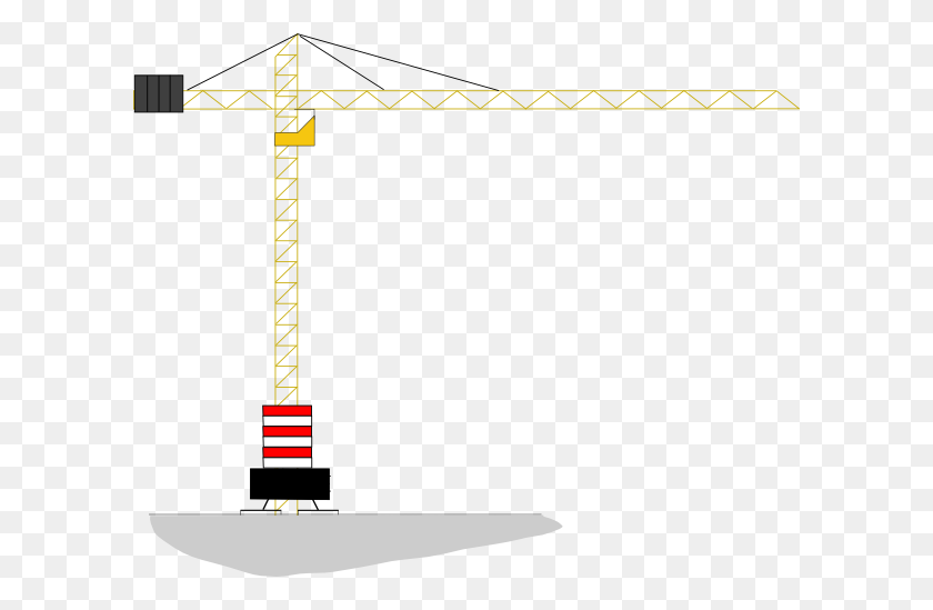 600x489 Crane - Construction Crane Clipart