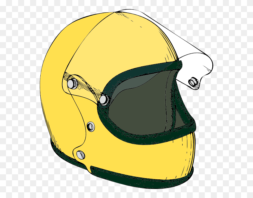 576x599 Crash Helmet Clip Art Free Vector - Visor Clipart