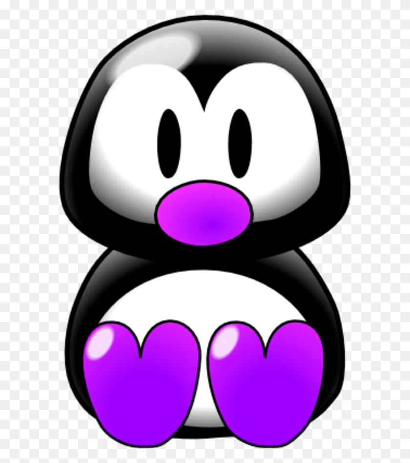 600x889 Crawling Baby Clip Art - Baby Penguin Clipart