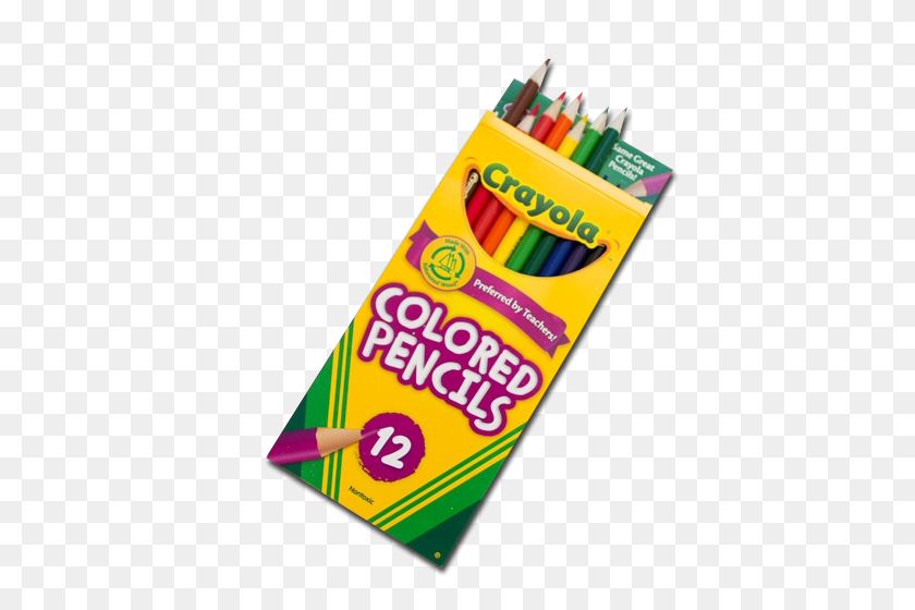 500x500 Crayola Colored Pencils - Crayola PNG
