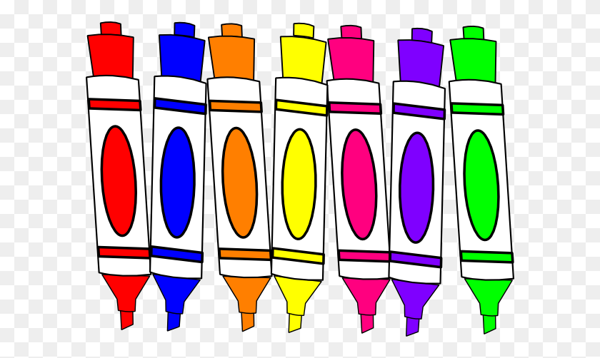 600x442 Клипарт Crayola Crayons - Фиолетовый Мелок Клипарт