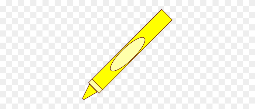 297x298 Crayon Clip Art - Yellow Crayon Clipart
