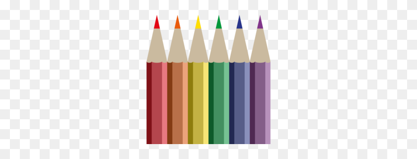 260x260 Crayon Clipart - Пенал Клипарт