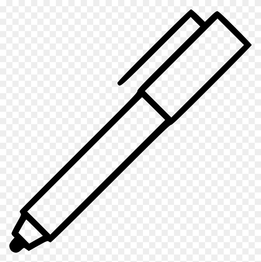 980x986 Crayon Marker Markingpen Pen Icono Png Descargar Gratis - Crayon Png