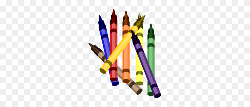 245x300 Crayons Clip Art - Box Of Crayons Clipart