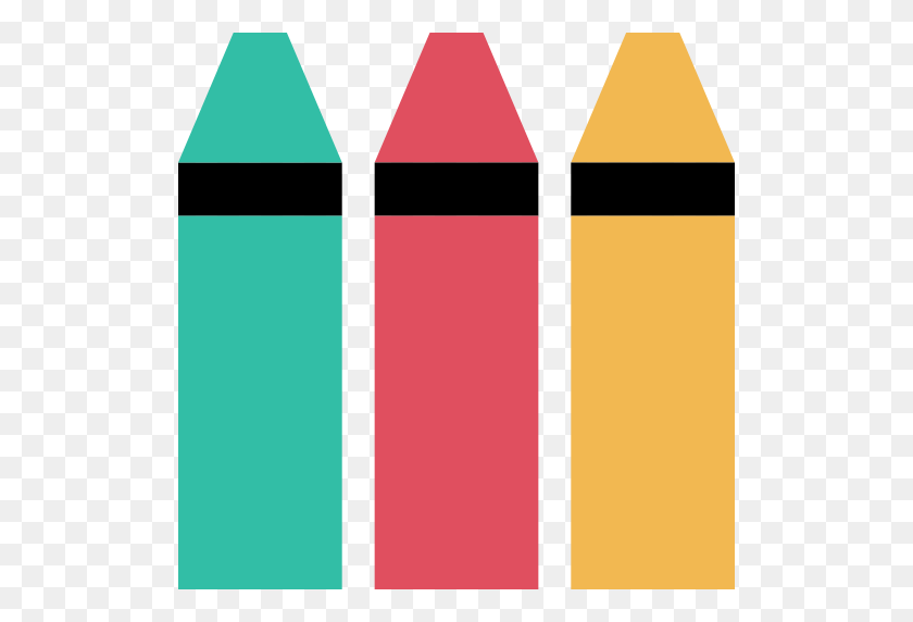 512x512 Crayons Crayon Png Icon - Crayon PNG