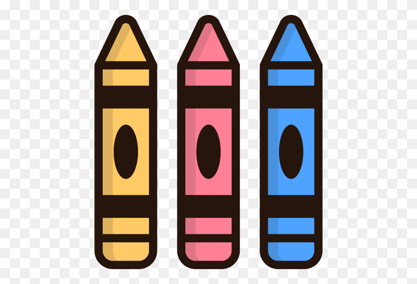 512x512 Crayones Crayon Icono Png - Crayones Png