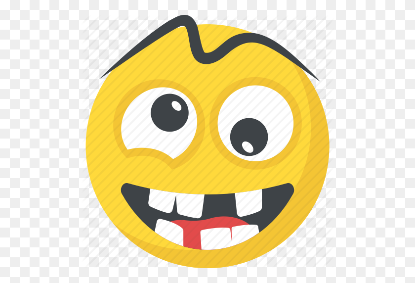 512x512 Crazy Face, Emoji, Laughing, Naughty, Smiley Icon - Smiley Face Emoji PNG
