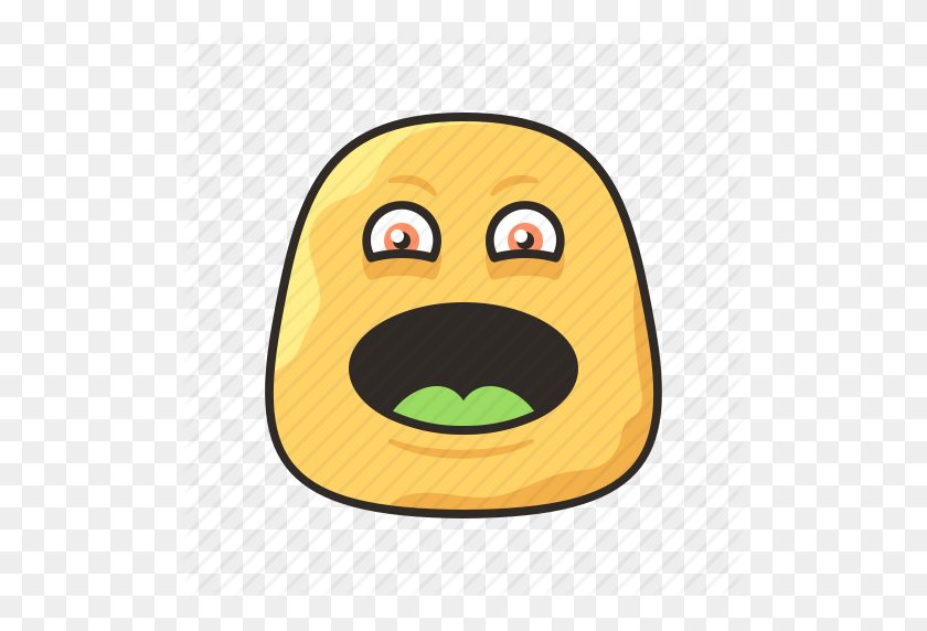 512x512 Crazy, Face, Funny, Laughing, Monster Icon - Crazy Face PNG