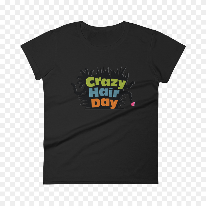 1000x1000 Crazy Hair Day Women's Short Sleeve T Shirt Premier - Crazy Hair PNG
