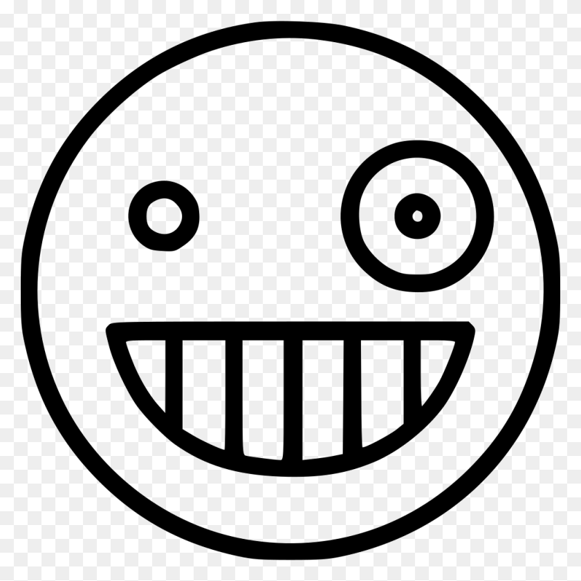 980x982 Crazy Png Icon Free Download - Crazy Face PNG