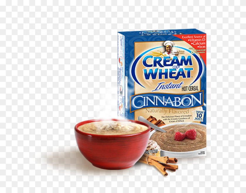 682x600 Cream Of Wheat Cinnabon Instant Hot Cereal Packets - Cereal PNG