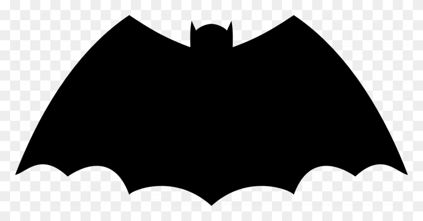 1200x584 Create Batman Logo Vectr Medium - Batman Clipart Black And White