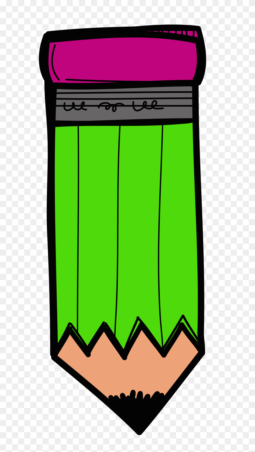 721x1425 Креативный Карандаш, Цветной Зеленый Карандаш Отличная Идея Для Цветового Кодирования Вашего - Коробка Мелков Клипарт