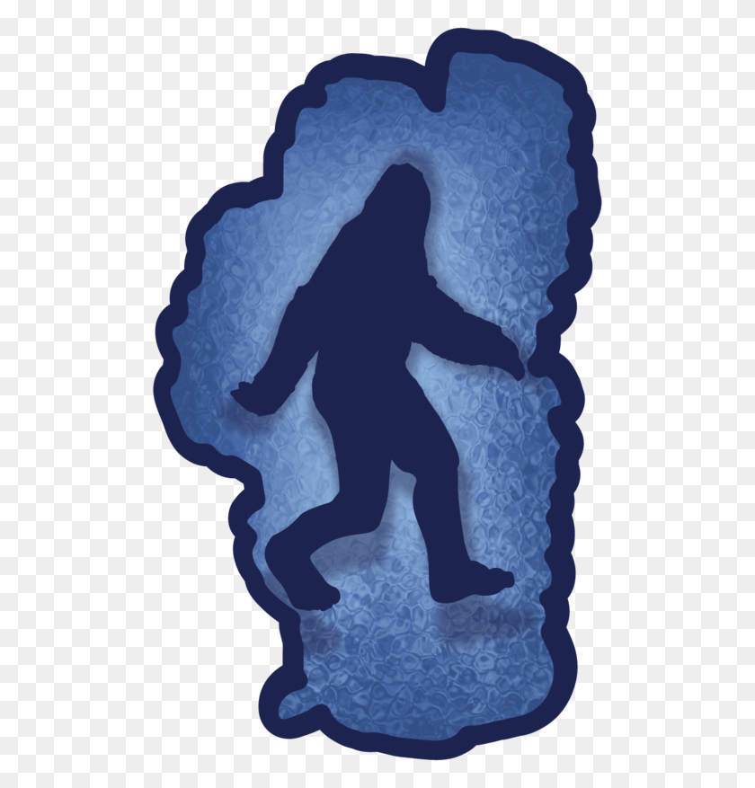 500x817 Creatures The Heart Sticker Company - Sasquatch PNG