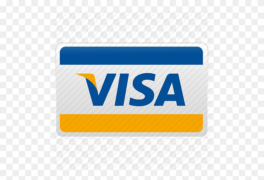 512x512 Кредитная Карта, Visa, Значок Карты Visa - Значок Кредитной Карты Png