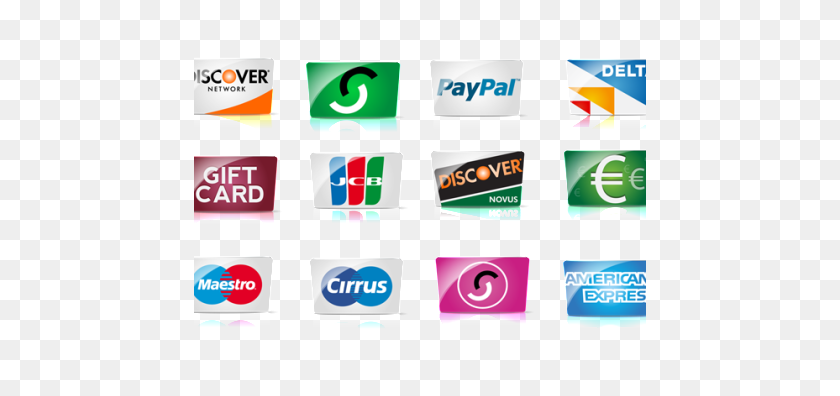452x336 Кредитные Карты И Значок Оплаты Набор Иконок - Логотипы Кредитных Карт Png