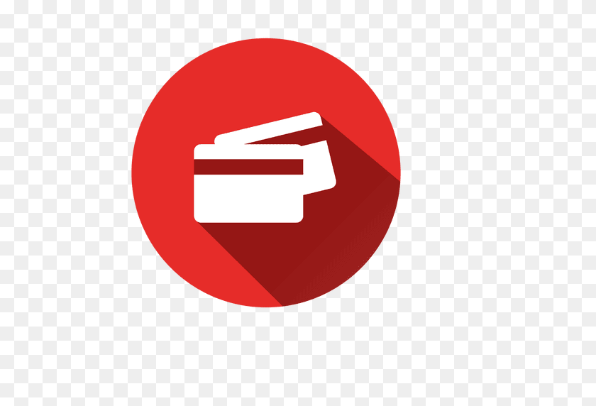 512x512 Credit Cards Circle Icon - Red Circle PNG Transparent