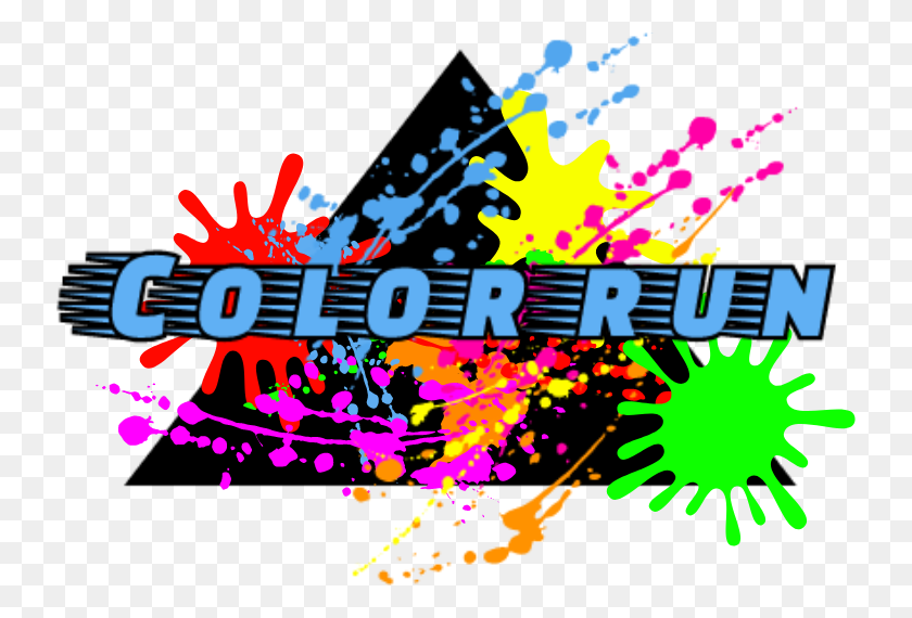 737x510 Creek Color Run Prairie Creek News - Color Run Clip Art