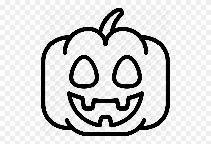 512x512 Creepy, Halloween, Happy, Jack'o'lantern, Pumpkin, Smile, Spooky Icon - Creepy Smile PNG