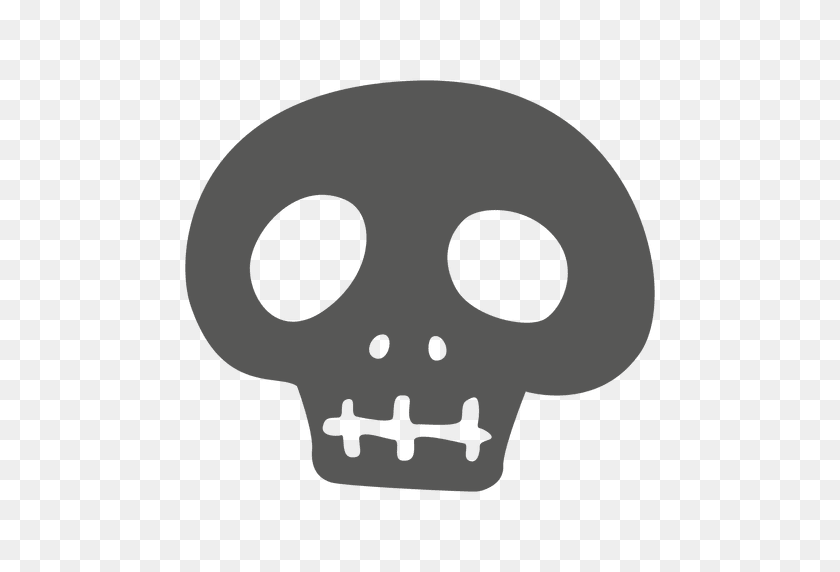 512x512 Creepy Halloween Skull - Creepy PNG