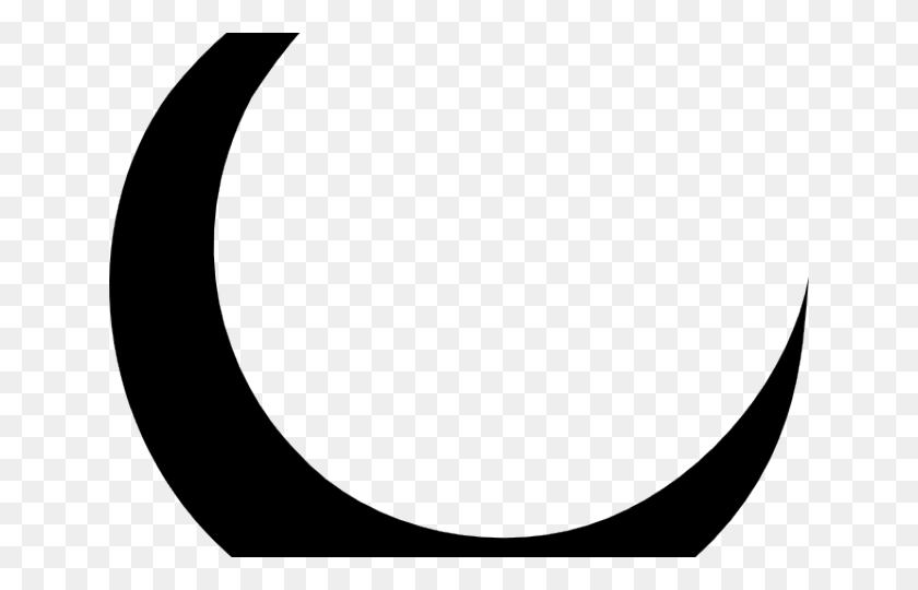 640x480 Crescent Clipart Islam - Half Circle Clipart