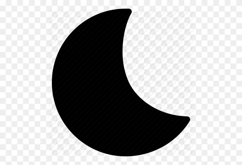 512x512 Crescent, Forecast, Half, Moon, Star, Weather Icon - Moon Icon PNG