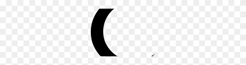 220x165 Crescent Moon Clipart Clip Art - Moon Clipart Black And White