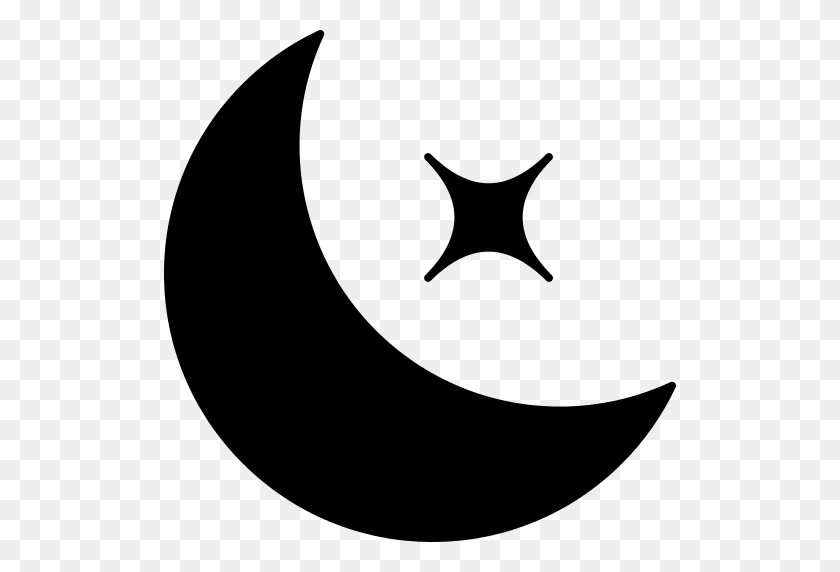 512x512 Crescent Moon Png Icon - Crescent PNG