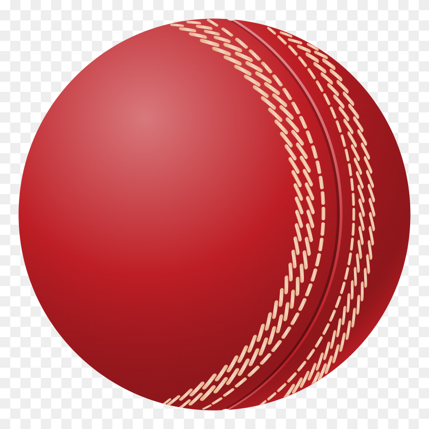 6000x6000 Cricket Ball Clip Art - Sports Equipment Clipart