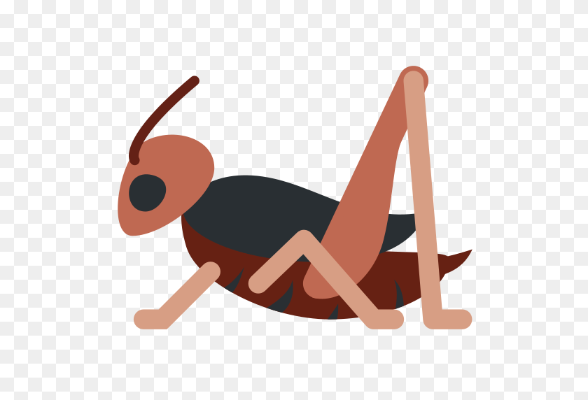512x512 Cricket Emoji - Cricket Insect Clipart