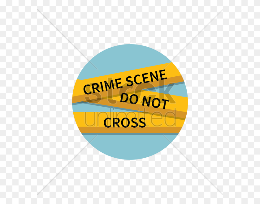 600x600 Crime Scene Tape Vector Image - Police Tape PNG