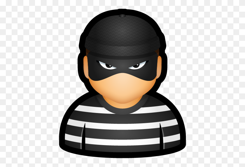 512x512 Criminal, Cybercriminal, Prisoner, Thief, User Icon - Prisoner PNG