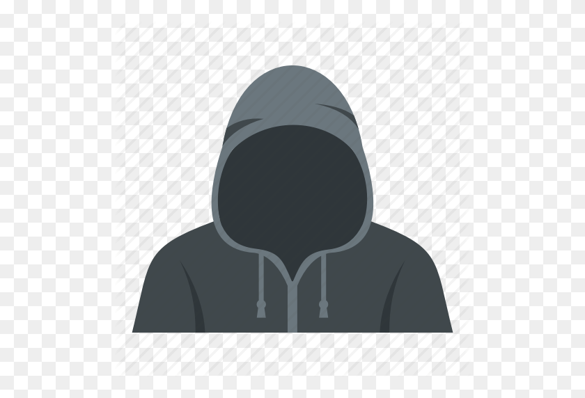 512x512 Criminal, Dark, Hood, Hoodie, Male, Man, Person Icon - Hood Png
