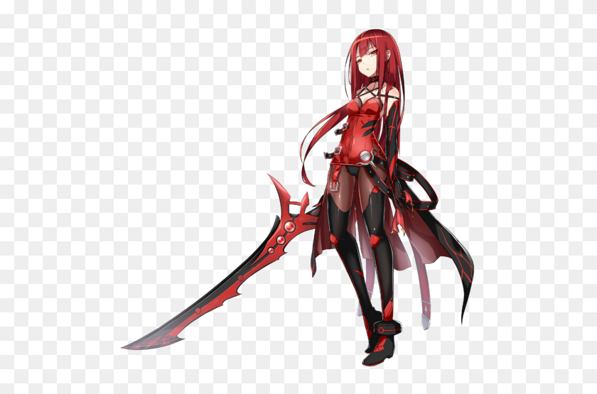 530x495 Crimson Avenger - Energy Sword PNG