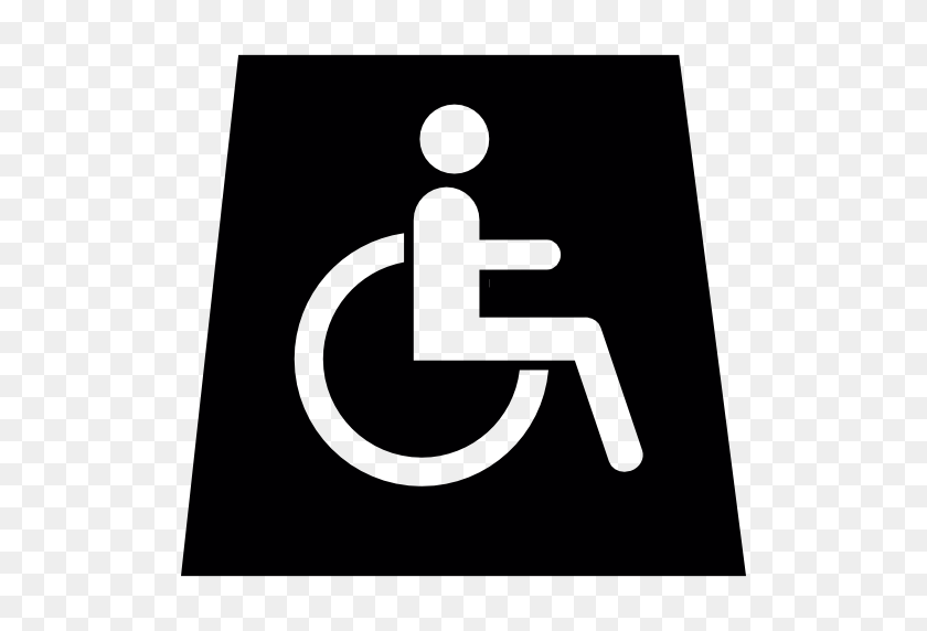 512x512 Cripple, Signs, Disabled, Handicap, Wheelchair, Disability Icon - Handicap Sign PNG