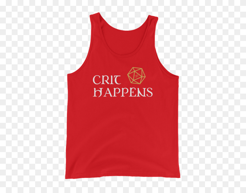 600x600 Crit Happens Dice Unisex Rpg Tank Top Dungeon Armory - Dnd Dice PNG