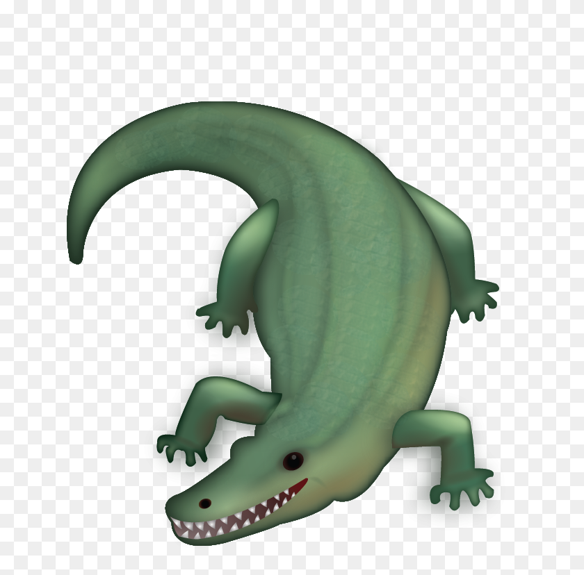 647x768 Крокодил Emoji - Крокодил Png