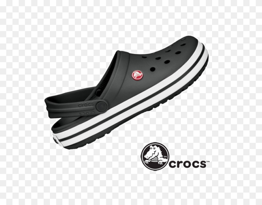 600x600 Черные Сандалии Crocs Crocband Malaabes Интернет-Магазин - Crocs Png