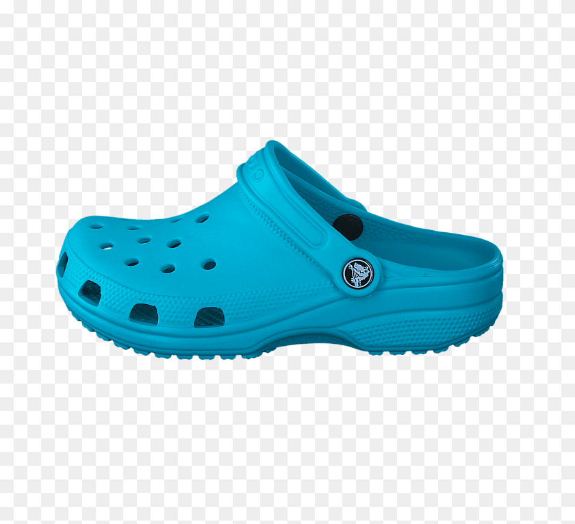 705x705 Crocs Classic Clog Kids Turquoise Women's Synthetic - Crocs PNG