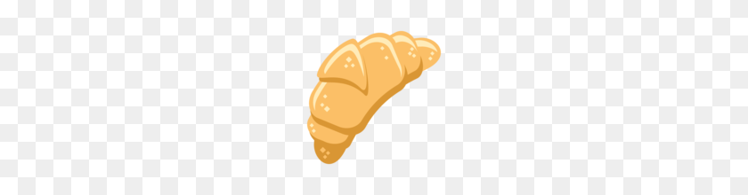 160x160 Croissant Emoji En Emojione - Croissant Png