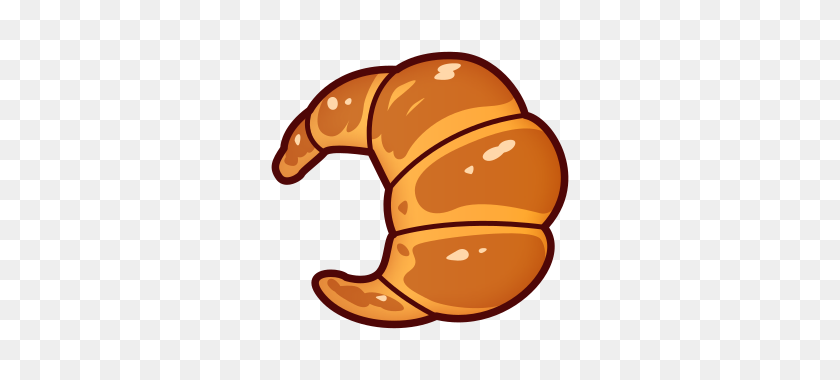 320x320 Croissant Emojidex - Croissant PNG
