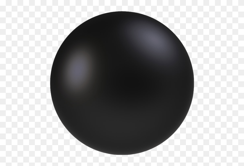 512x512 Recortada Esfera Negra Intrismo - Esfera Png